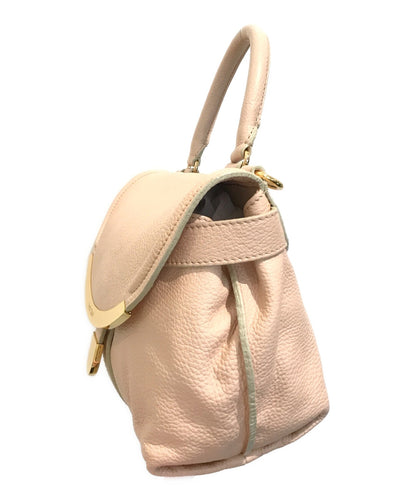 See By Chloe Hand Shoulder Bag Tote Purse 2way Light Pink Authentic