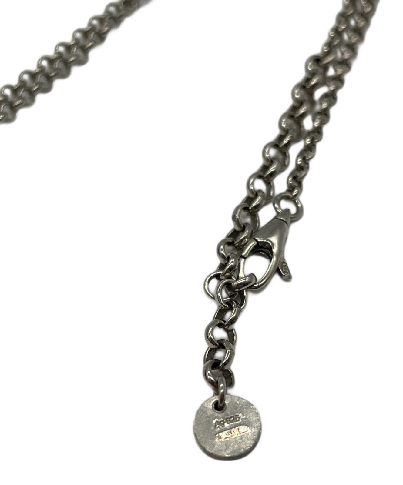 GUCCI Necklace Pendant Ghost Pink Silver 925 Unisex Accessory Authentic