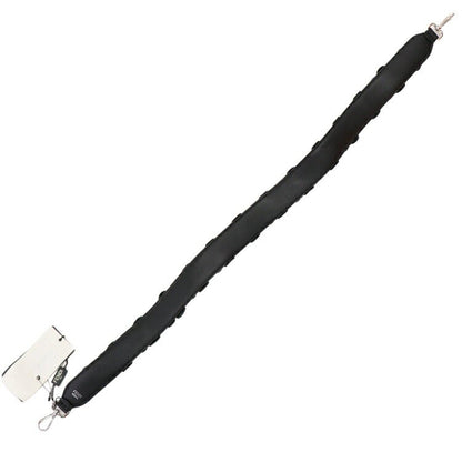 FENDI Shoulder Strap Belt Leather Black Authentic