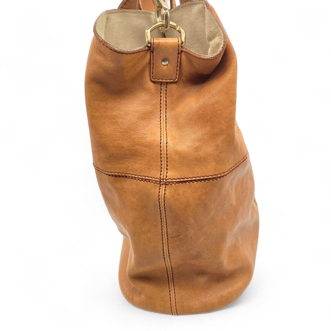 GIVENCHY Hand Bag Tote Purse 2way Nightingale Leather Brown Authentic