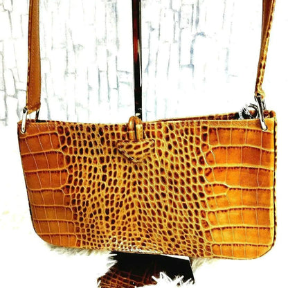 Longchamp Shoulder Bag Purse Camel Authentic