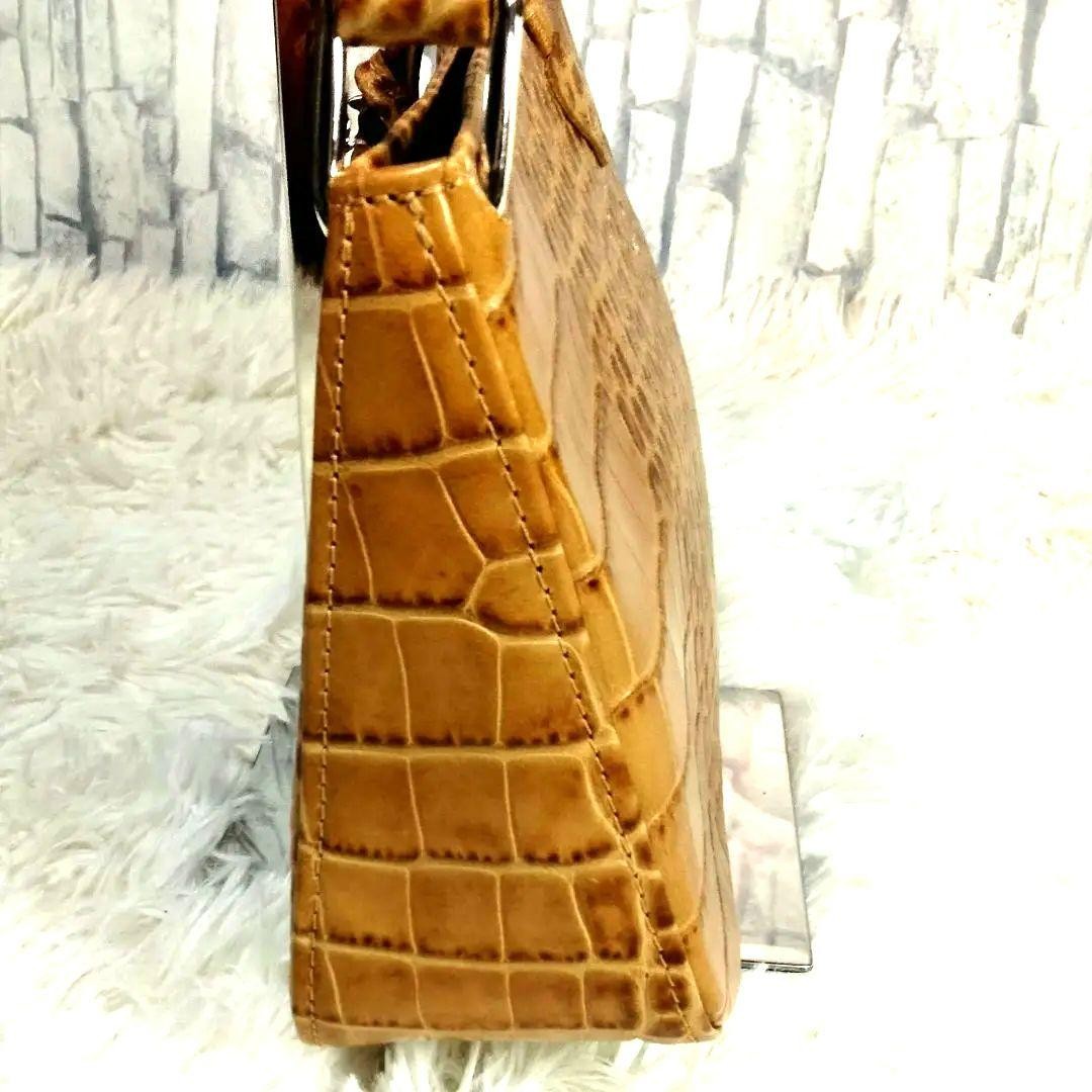 Longchamp Shoulder Bag Purse Camel Authentic