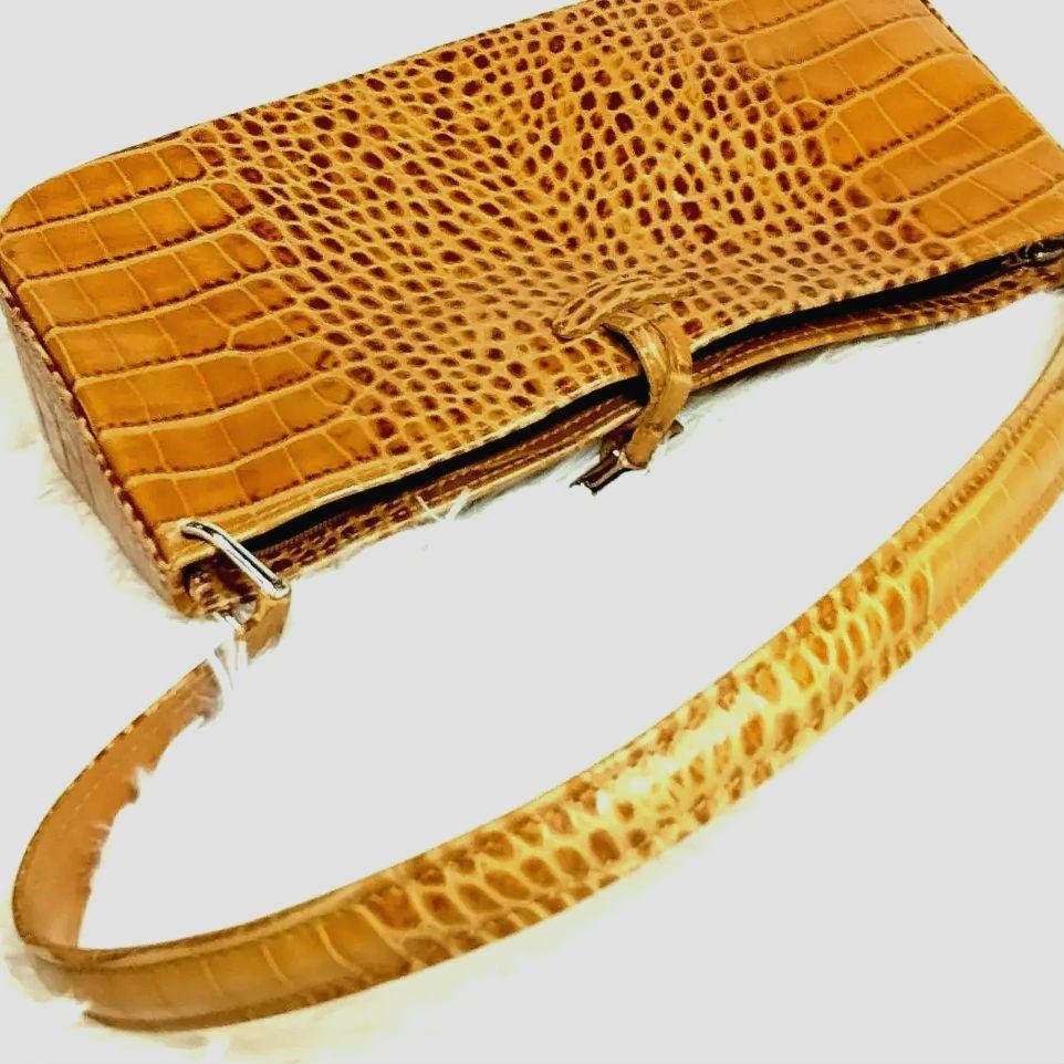 Longchamp Shoulder Bag Purse Camel Authentic