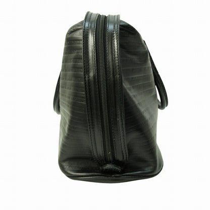 MARIO VALENTINO Hand Bag Tote Purse V Logo Black Authentic