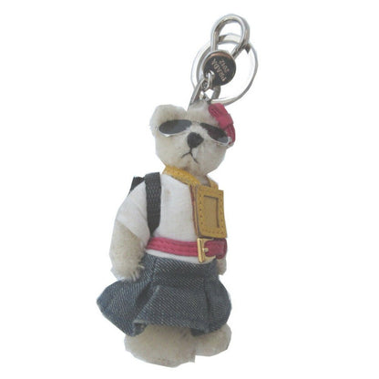 PRADA Key Ring Keychain Bag Charm Bear Authentic