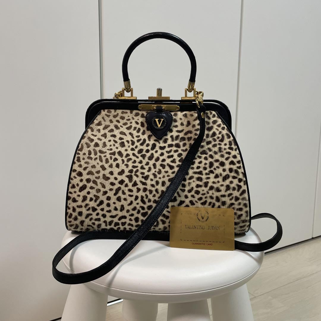 VALENTINO JUDAN Shoulder Bag Purse 2way Beige Authentic
