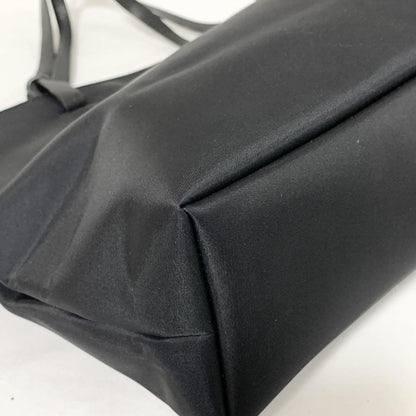 GIVENCHY Hand Bag Tote Purse 4G Leather Nylon Black Orange Authentic