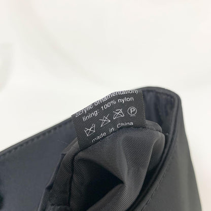 GIVENCHY Hand Bag Tote Purse 4G Leather Nylon Black Orange Authentic