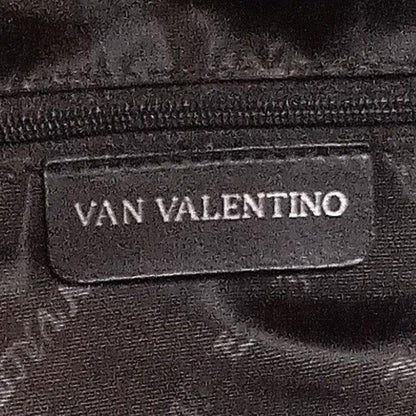 Valentino Hand Bag Tote Purse Leather Black Authentic