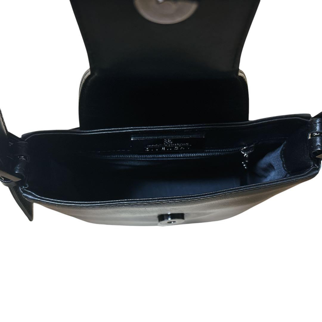 GIVENCHY Hand Shoulder Bag Tote Purse 4G Leather Black Authentic