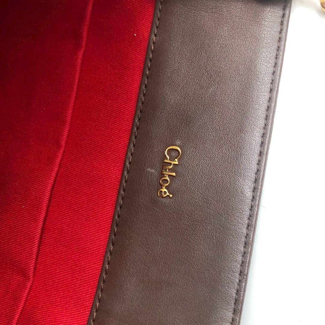 Chloe Hand Bag Tote Purse Eden Brown Authentic