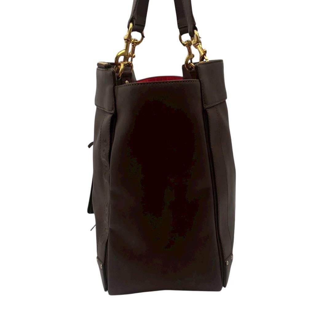 Chloe Hand Bag Tote Purse Eden Brown Authentic