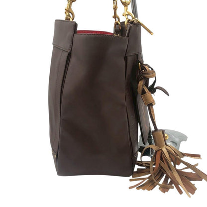 Chloe Hand Bag Tote Purse Eden Brown Authentic