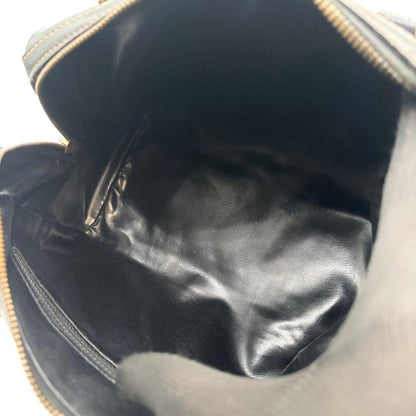 CELINE Hand Bag Tote Purse Mini Boston Bag Macadam Black Authentic