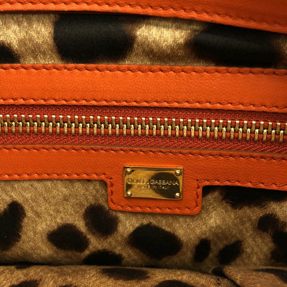 Dolce & Gabbana Shoulder Bag Purse Basket Bag Multicolor Authentic