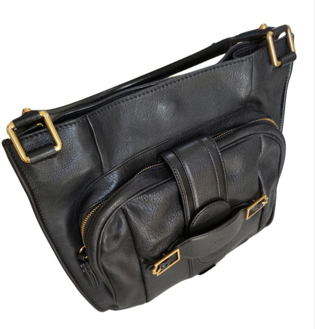 Chloe Hand Bag Tote Purse Leather Black Authentic
