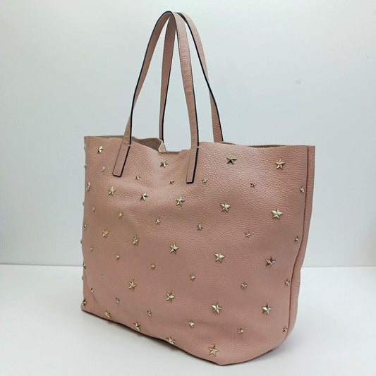 Red Valentino Hand Bag Tote Purse Leather Pink Authentic