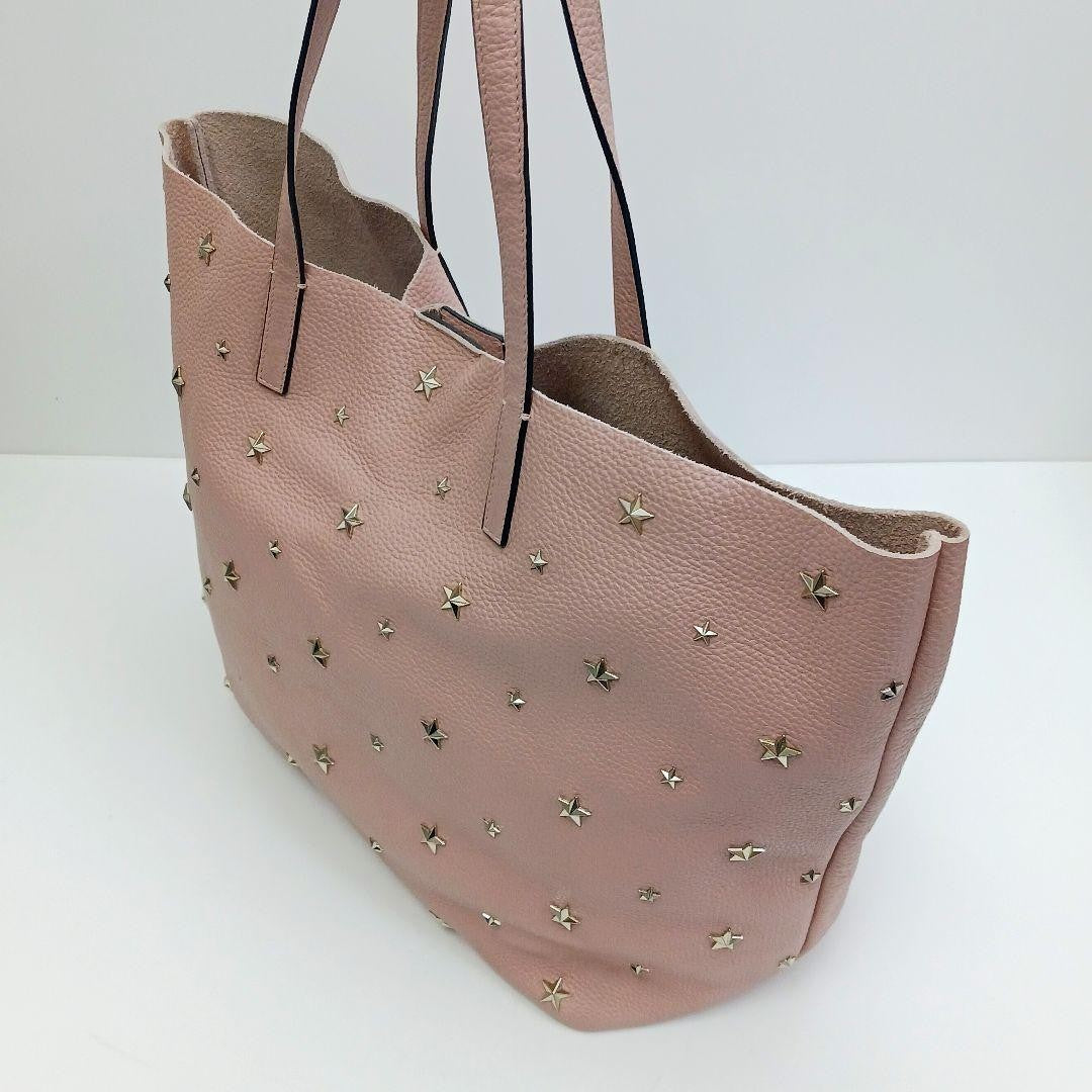 Red Valentino Hand Bag Tote Purse Leather Pink Authentic