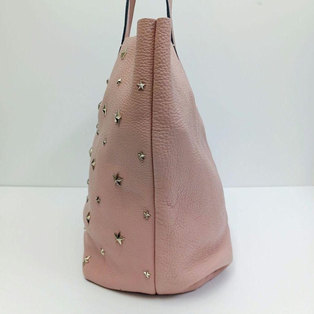 Red Valentino Hand Bag Tote Purse Leather Pink Authentic