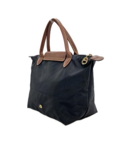 Longchamp Hand Bag Tote Purse Le Pliage Black Authentic