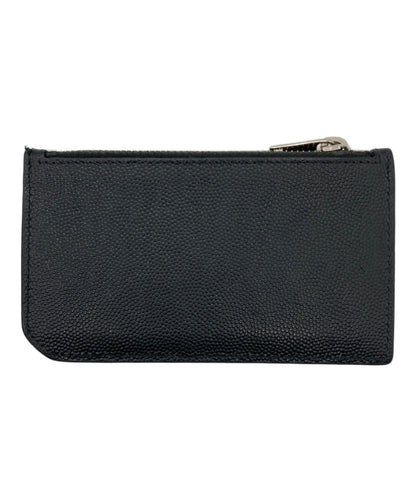 Saint Laurent Paris Card Case Holder Fragment Case Logo Black Authentic