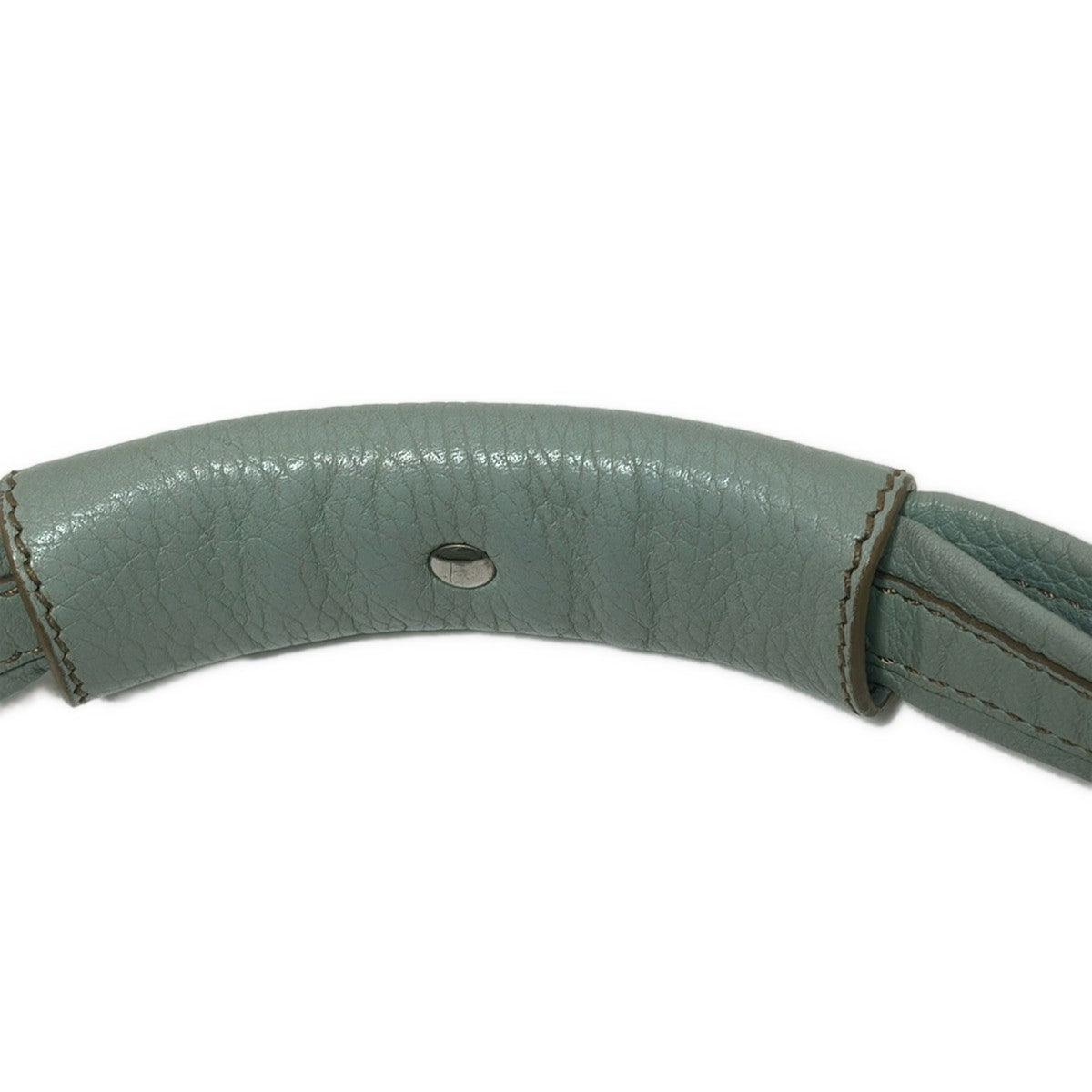 TOD'S Shoulder Bag Purse Leather Light Green Authentic