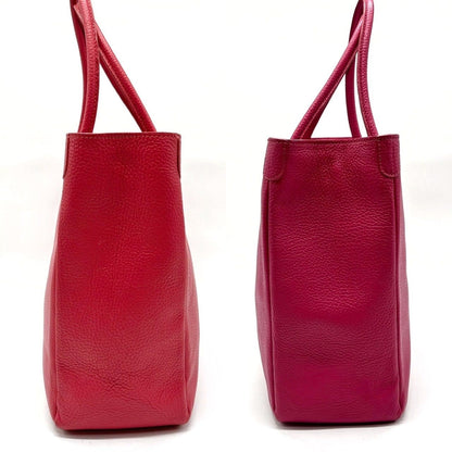 TOD'S Hand Bag Tote Purse Leather Pink Authentic