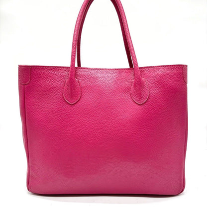 TOD'S Hand Bag Tote Purse Leather Pink Authentic