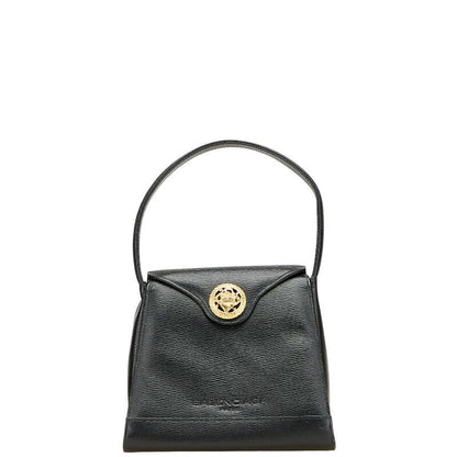 BALENCIAGA Hand Bag Tote Purse Leather Black Authentic