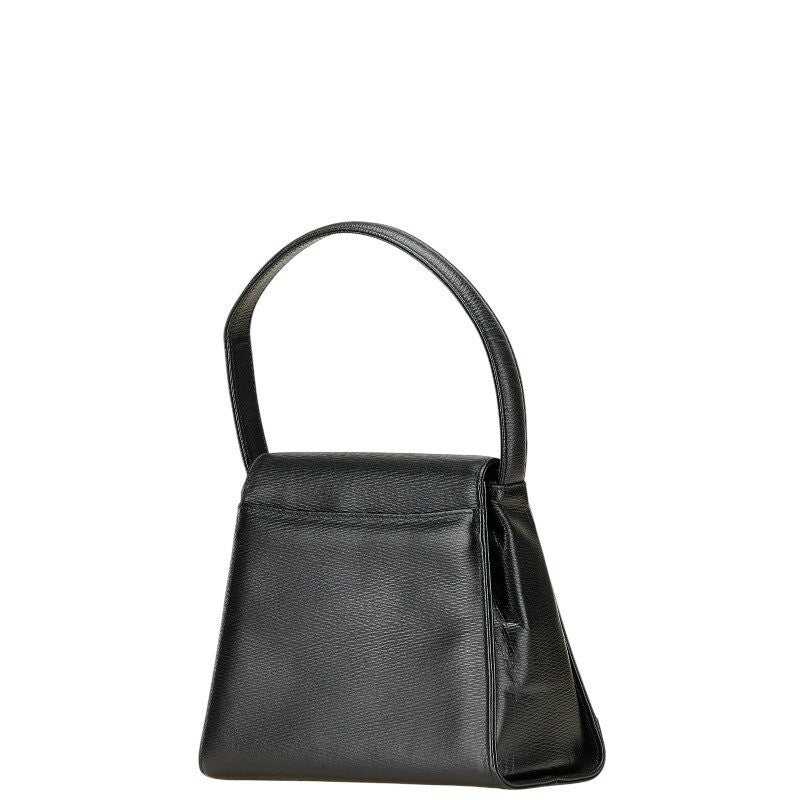 BALENCIAGA Hand Bag Tote Purse Leather Black Authentic