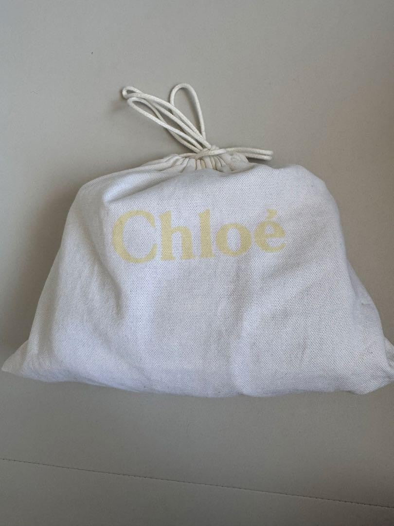 Chloe Shoulder Bag Purse Chain Leather Authentic
