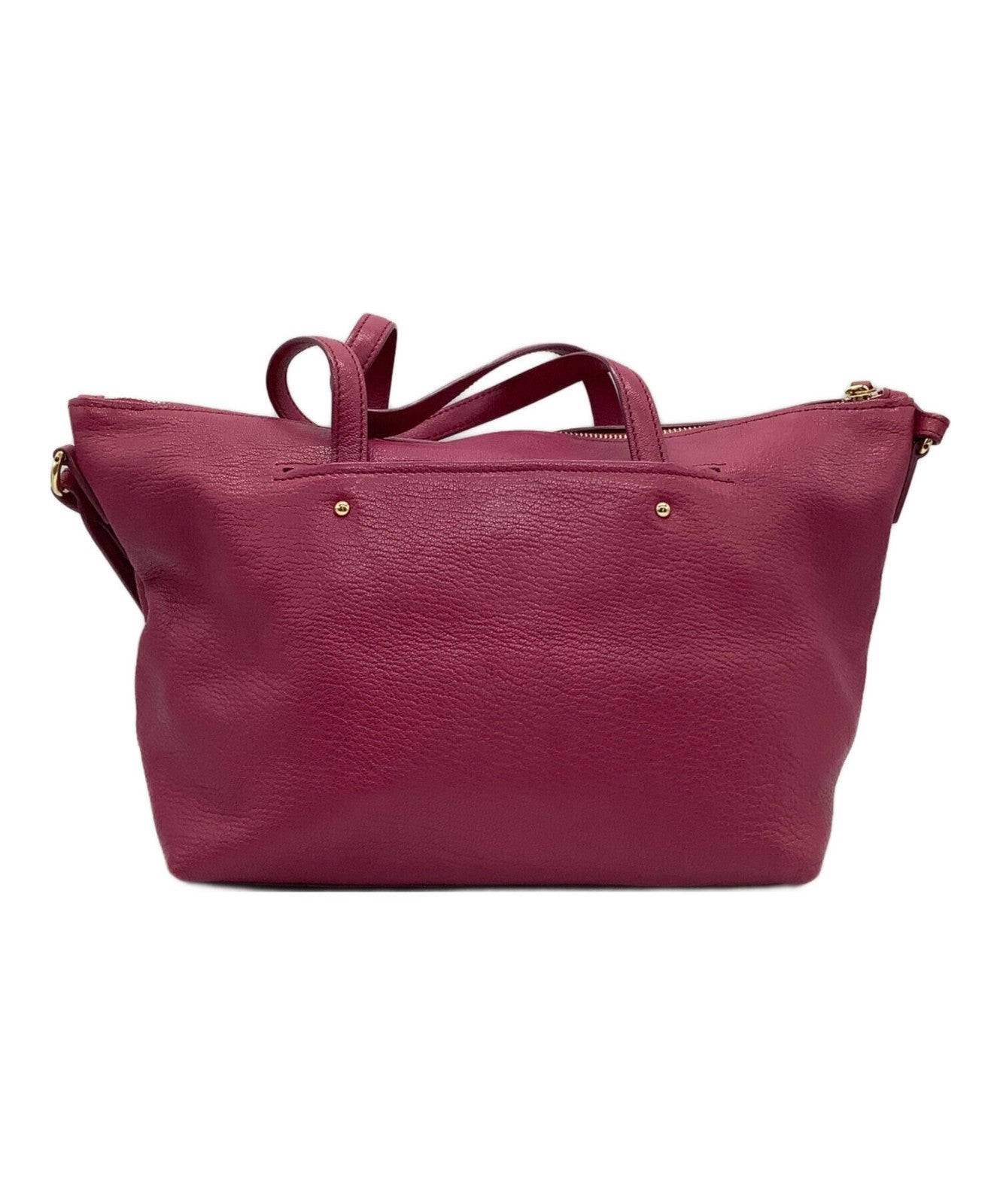 Salvatore Ferragamo handbag Tote Purse Pink convertible Authentic Women's Used