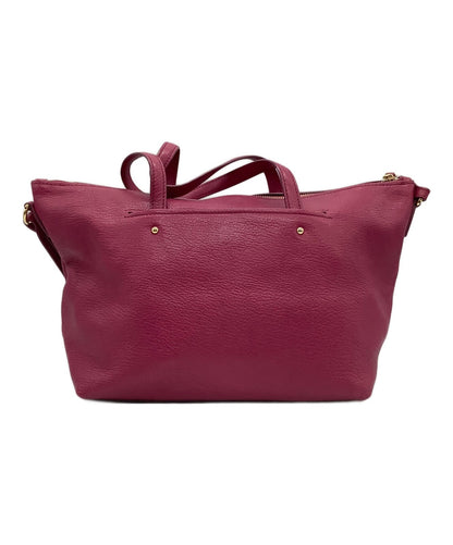 Salvatore Ferragamo handbag Tote Purse Pink convertible Authentic Women's Used