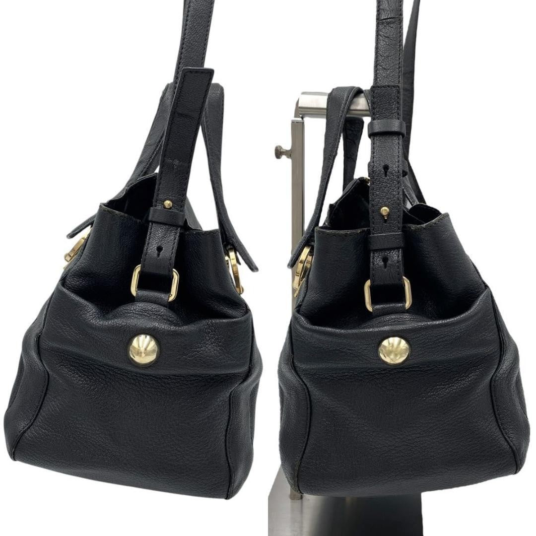 Chloe Hand Shoulder Bag Tote Purse 2way Leather Authentic