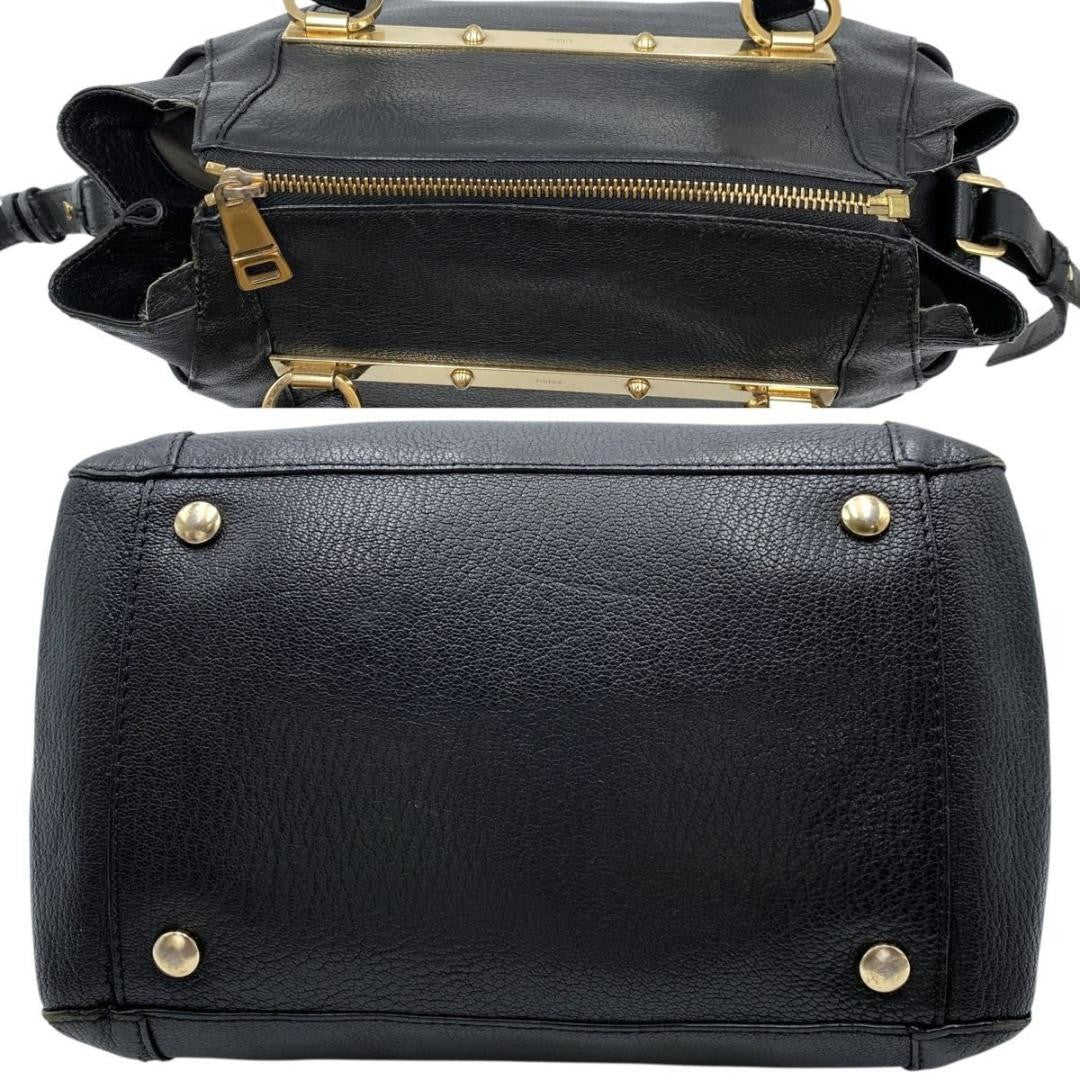 Chloe Hand Shoulder Bag Tote Purse 2way Leather Authentic