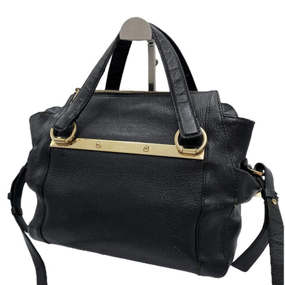 Chloe Hand Shoulder Bag Tote Purse 2way Leather Authentic