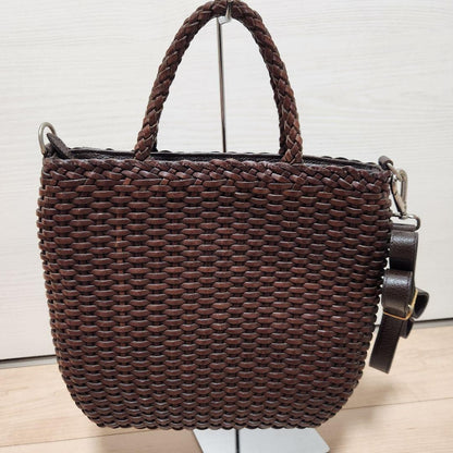 MULBERRY Hand Shoulder Bag Tote Purse Basket Bag 2way Authentic