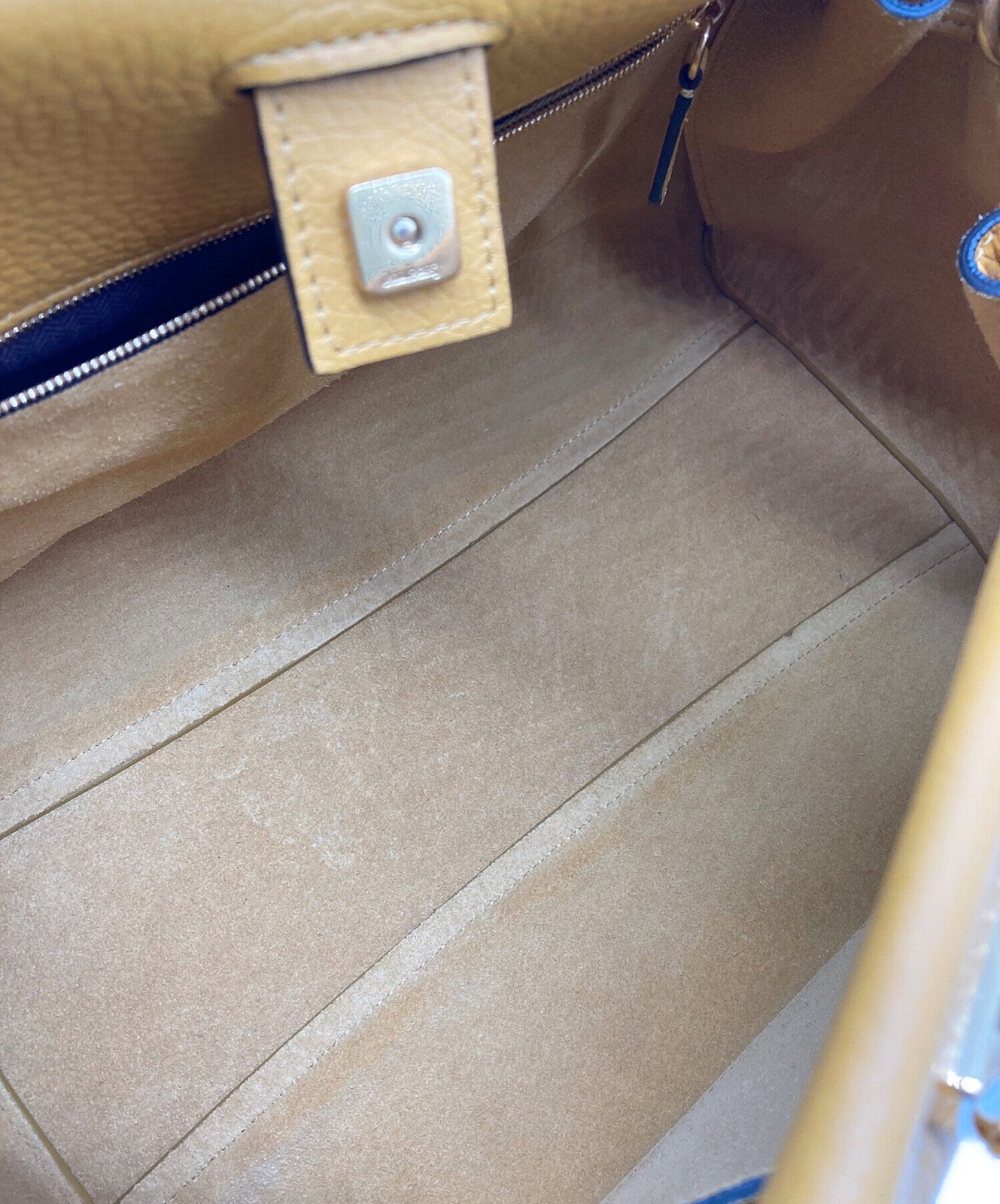 MULBERRY Shoulder Bag Purse Yellow Authentic