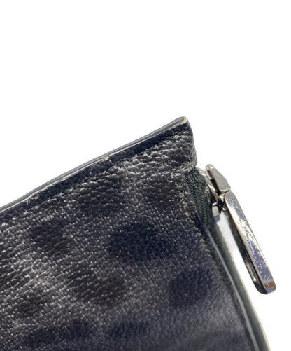 Dolce & Gabbana Clutch Bag Second Bag Leopard Black Authentic
