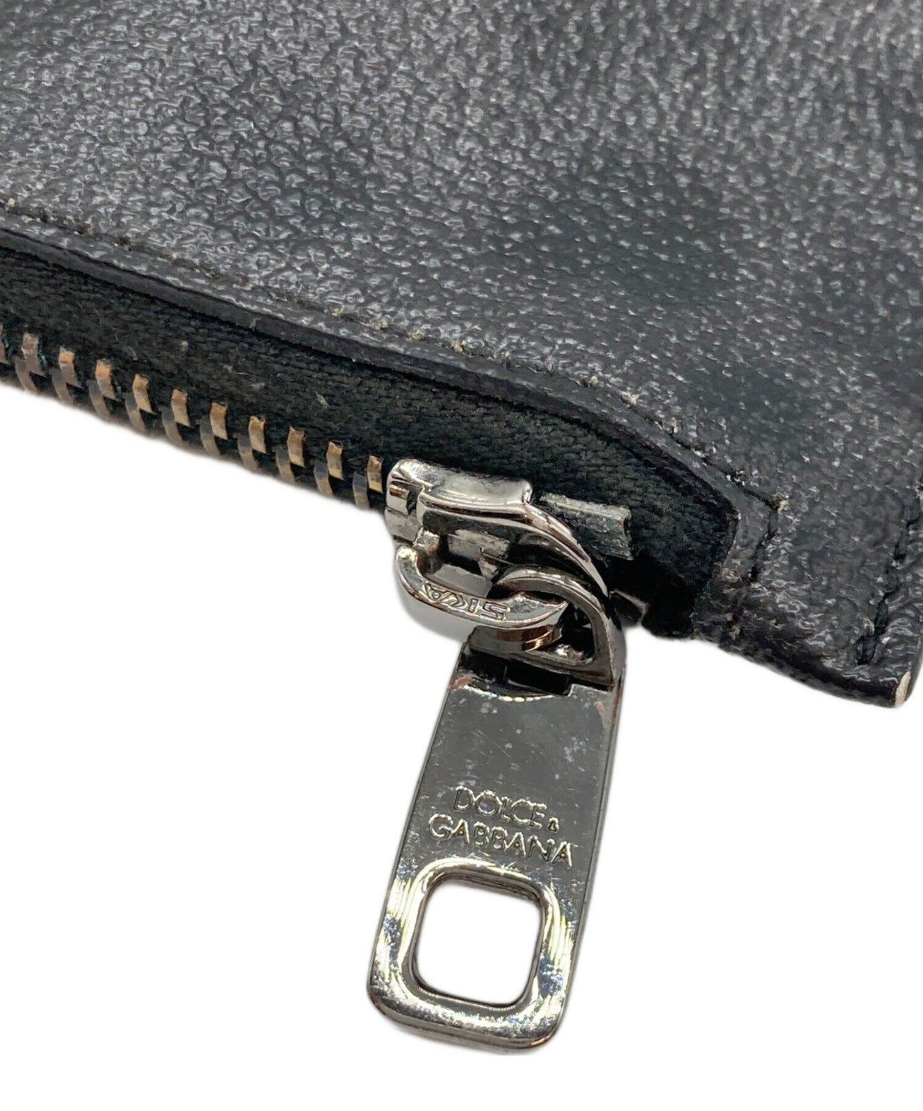 Dolce & Gabbana Clutch Bag Second Bag Leopard Black Authentic