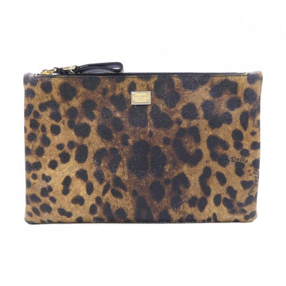 Dolce & Gabbana Bag Purse Leopard Black Brown Authentic