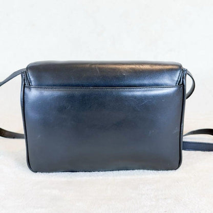 GIVENCHY Shoulder Bag Purse Leather Black Authentic