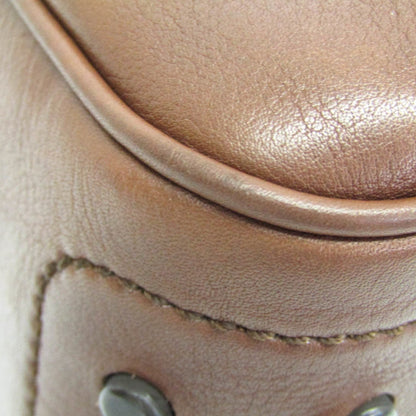 TOD'S Shoulder Bag Purse Leather Brown Authentic