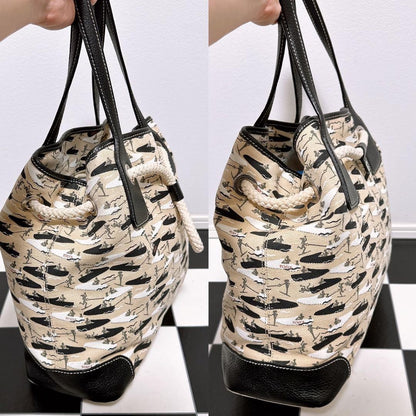 TOD'S Hand Bag Tote Purse Leather Multicolor Authentic