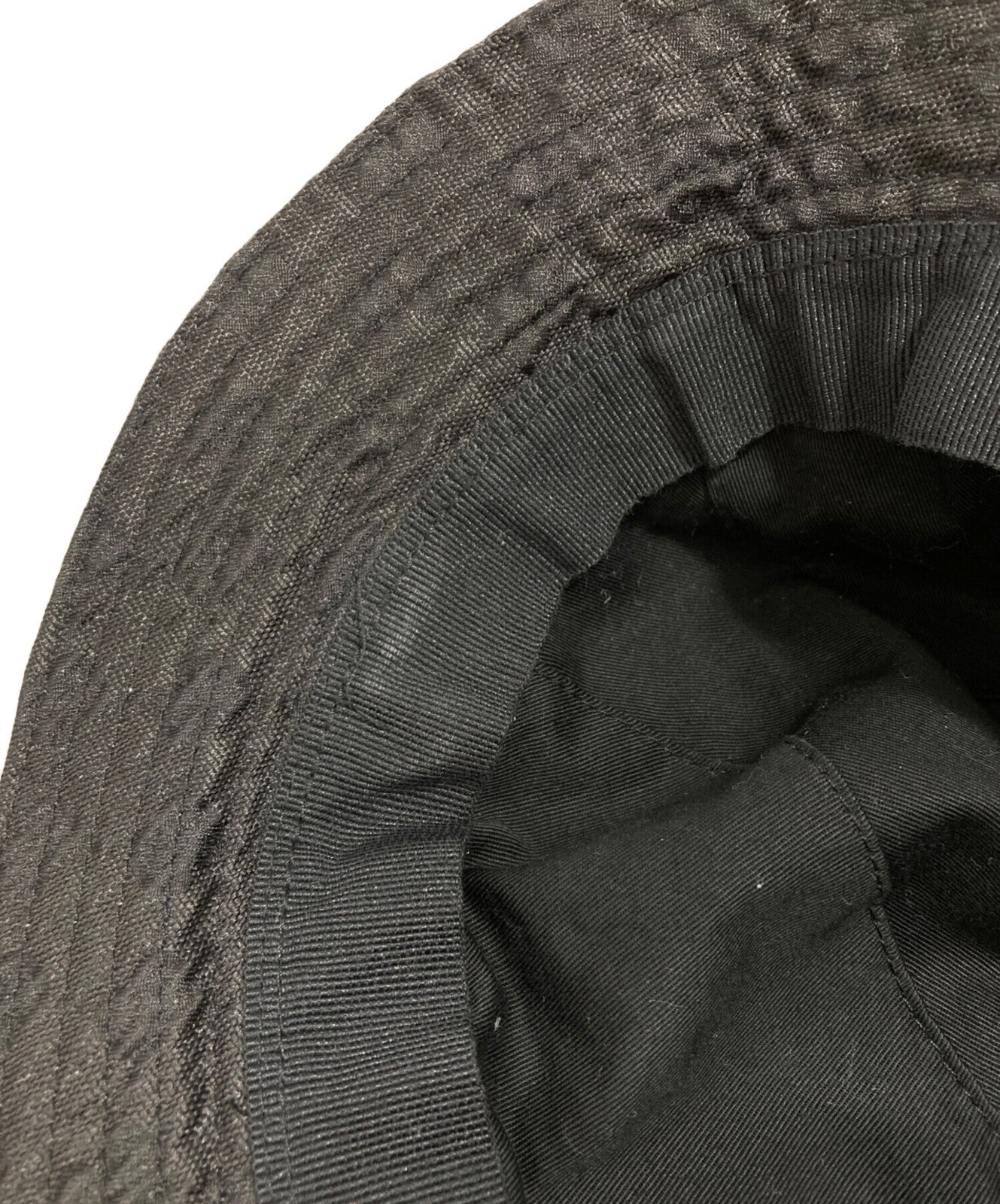Gucci Bucket Hat GG Canvas Sherry Line Black Men's Authentic