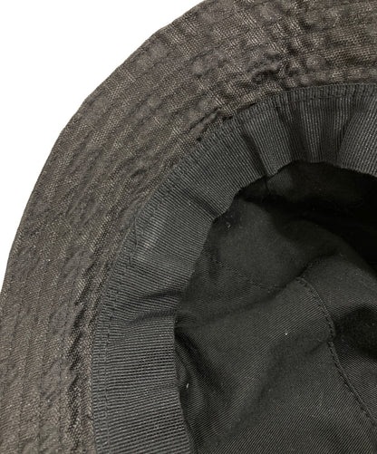 Gucci Bucket Hat GG Canvas Sherry Line Black Men's Authentic
