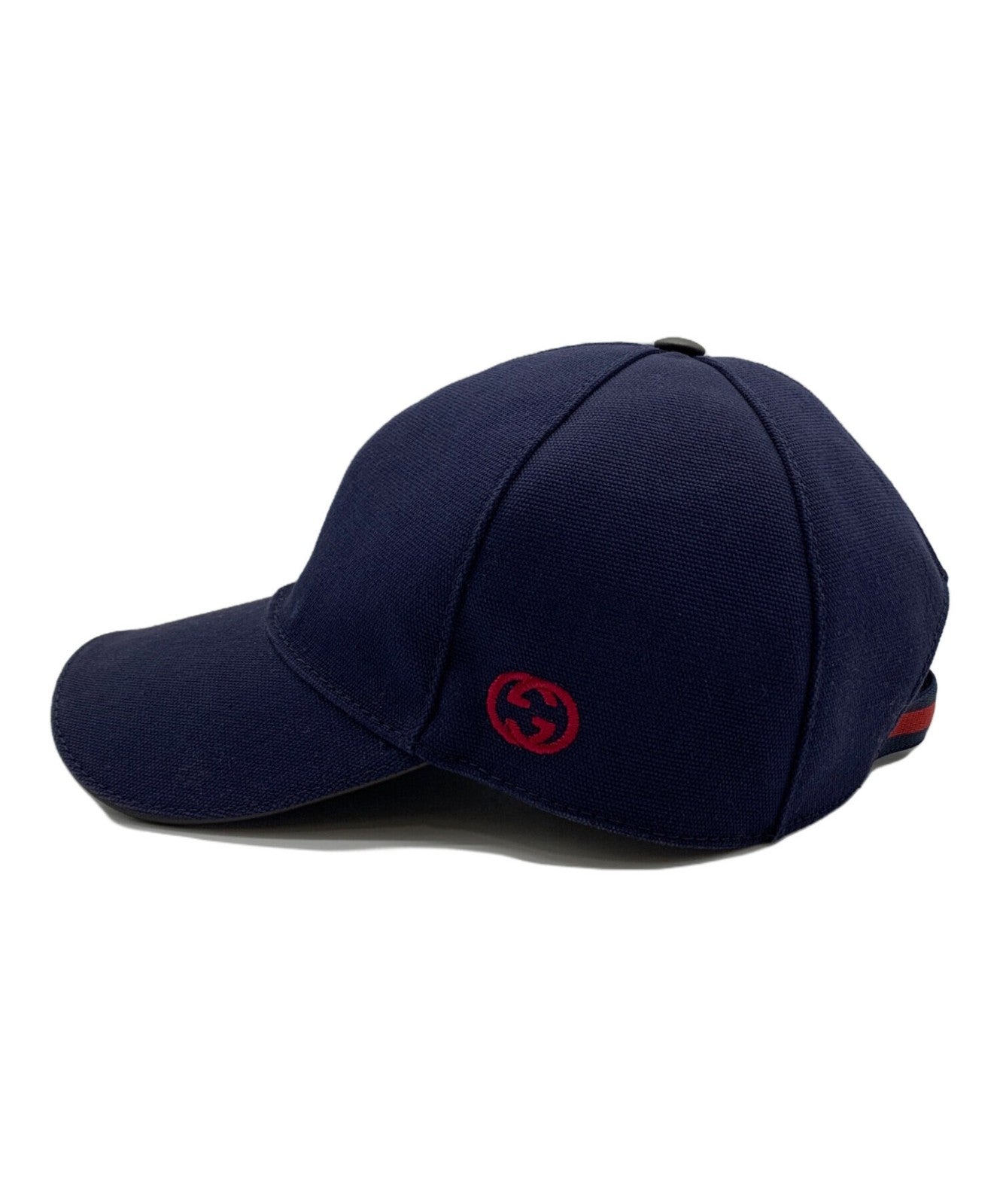Gucci Hat Cap Baseball Cap GG Interlocking Navy Red Men's Authentic