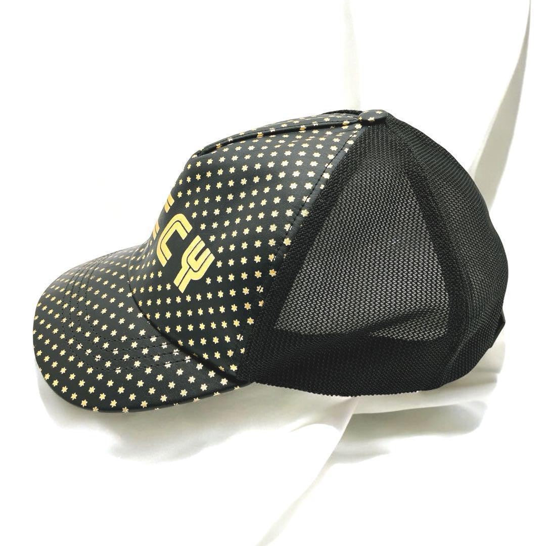 Gucci SEGA Hat Cap Baseball Cap Star Black Gold Men's Size XL Authentic