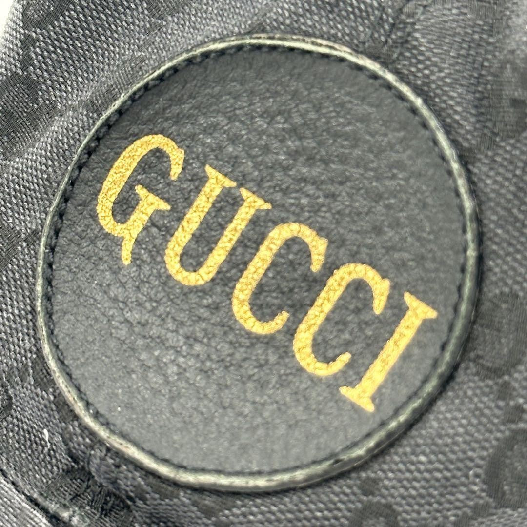Gucci Hat Cap Baseball Cap GG Canvas Black Size S Men's Authentic