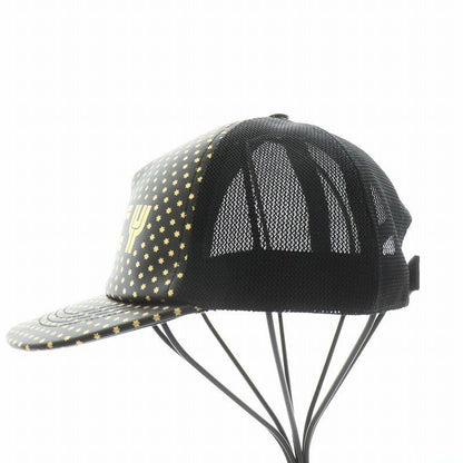 Gucci Sega Hat Cap Baseball Cap Star Black Gold Size S Men's Authentic